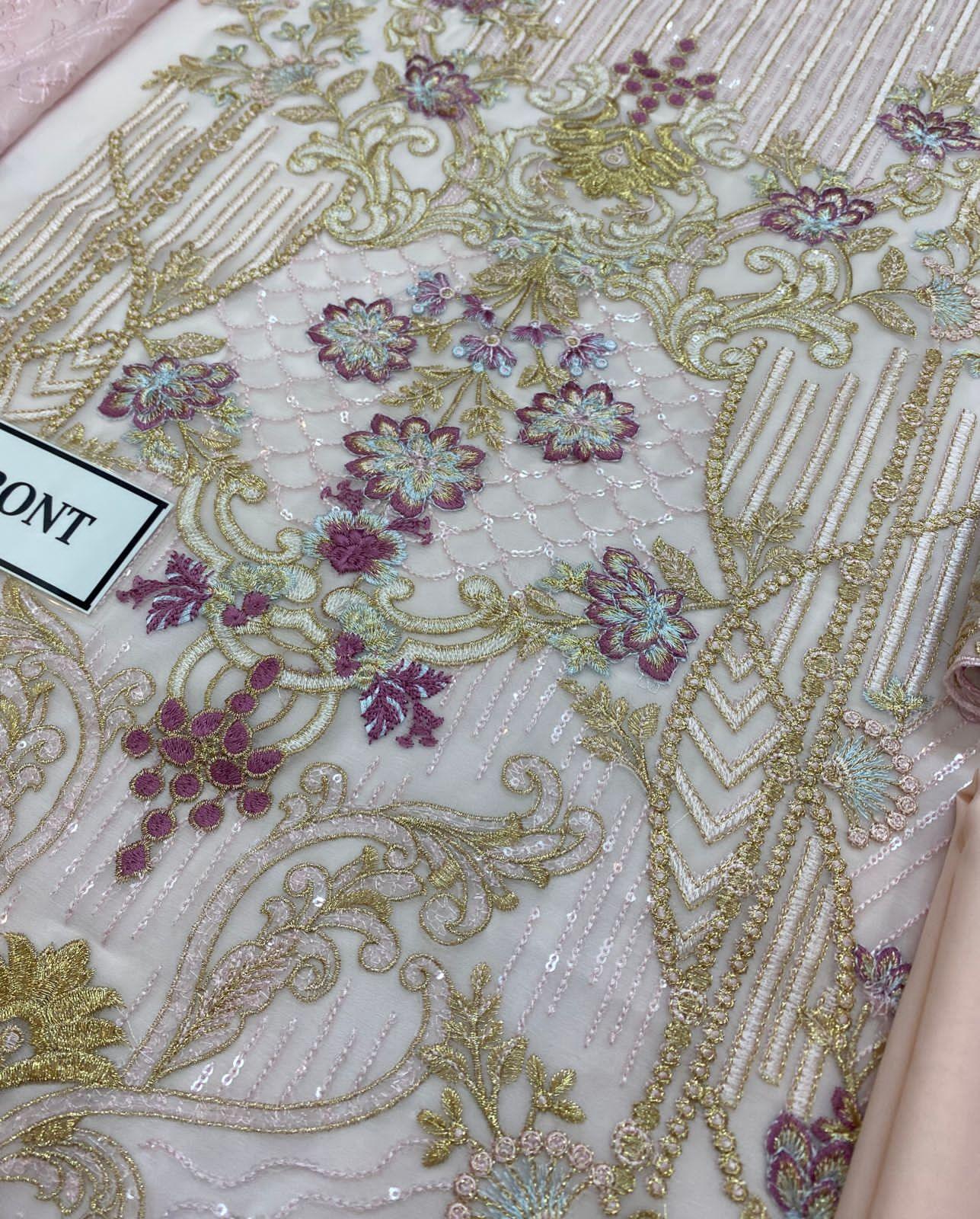 Ramsha Chiffon Suit - Yumnaz