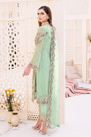 Ramsha Chiffon Suit - Yumnaz