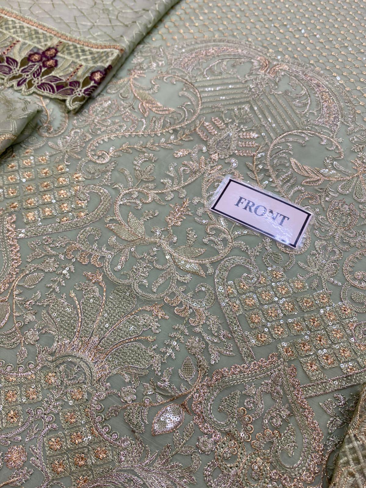 Ramsha Chiffon Suit - Yumnaz