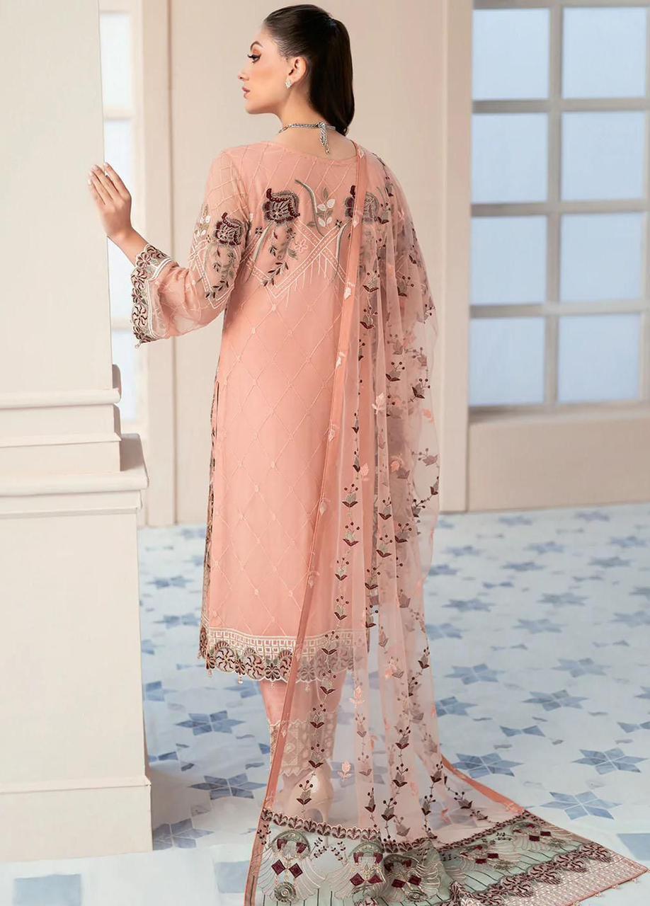 Ramsha Chiffon Suit - Yumnaz