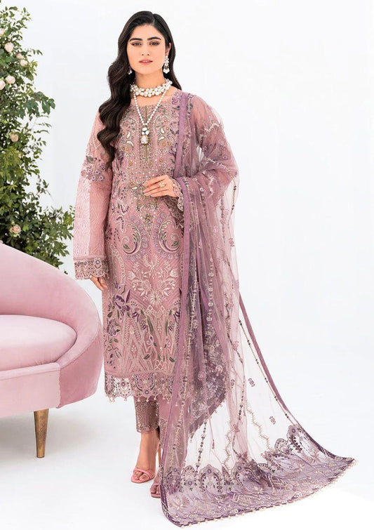 Ramsha Chiffon Suit - Yumnaz