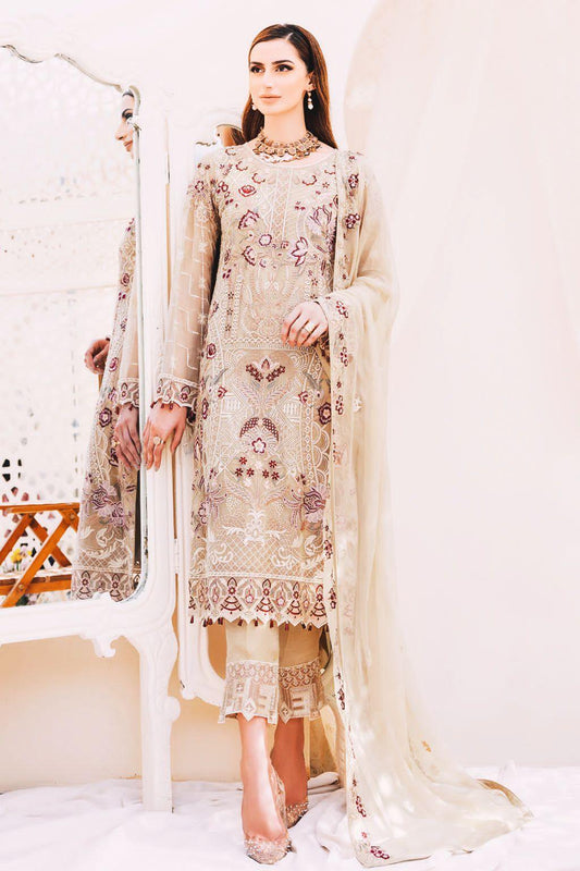 Ramsha Chiffon Suit - Yumnaz