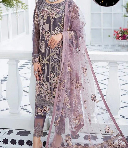 Ramsha Chiffon Suit - Yumnaz