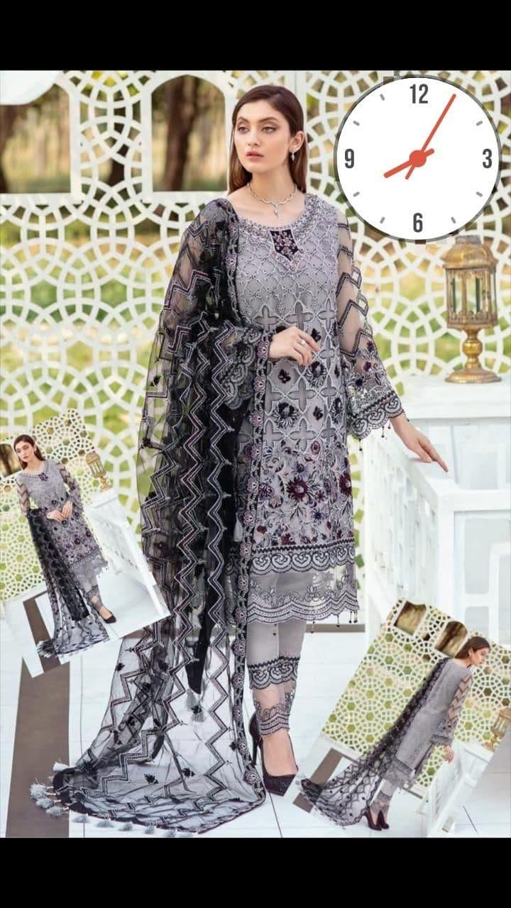 Ramsha Net Suit - Yumnaz