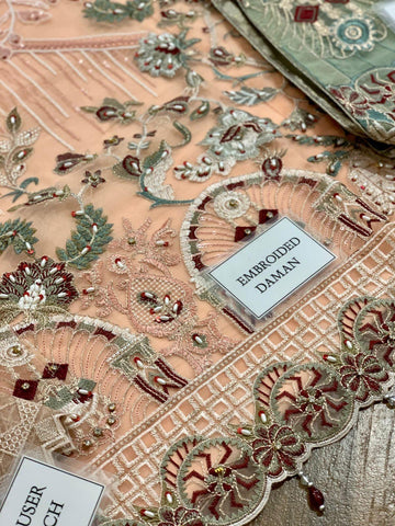 Ramsha Organza Suit - Yumnaz