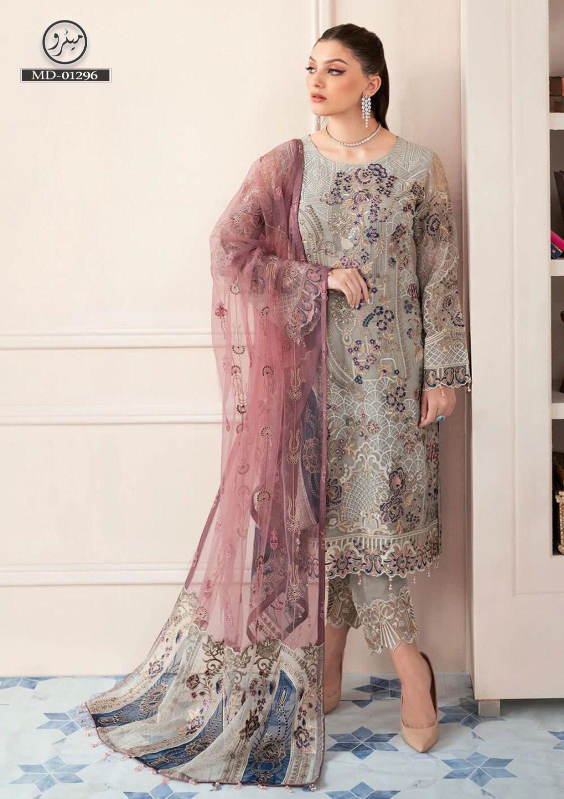 Ramsha Organza Suit - Yumnaz