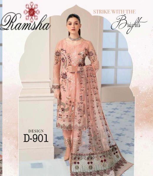 Ramsha Organza Suit - Yumnaz