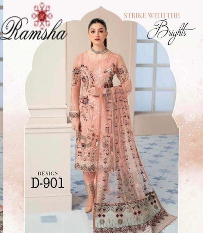 Ramsha Organza Suit - Yumnaz