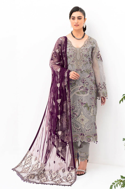 Ramsha Organza Suit - Yumnaz