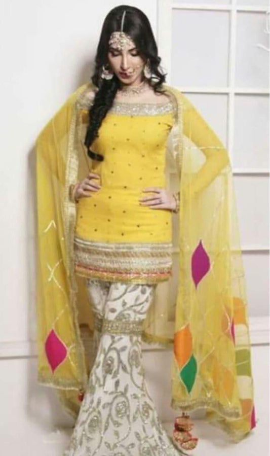 Rozina Muneeb Chiffon Suit - Yumnaz