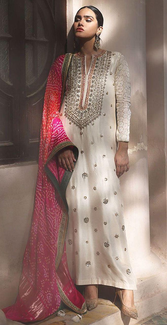 Rozina Muneeb Silk Suit - Yumnaz