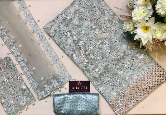 Sana Javed Net Bridal Suit - Yumnaz