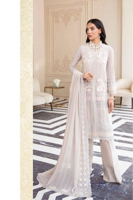 Serene Chiffon Suit - Yumnaz