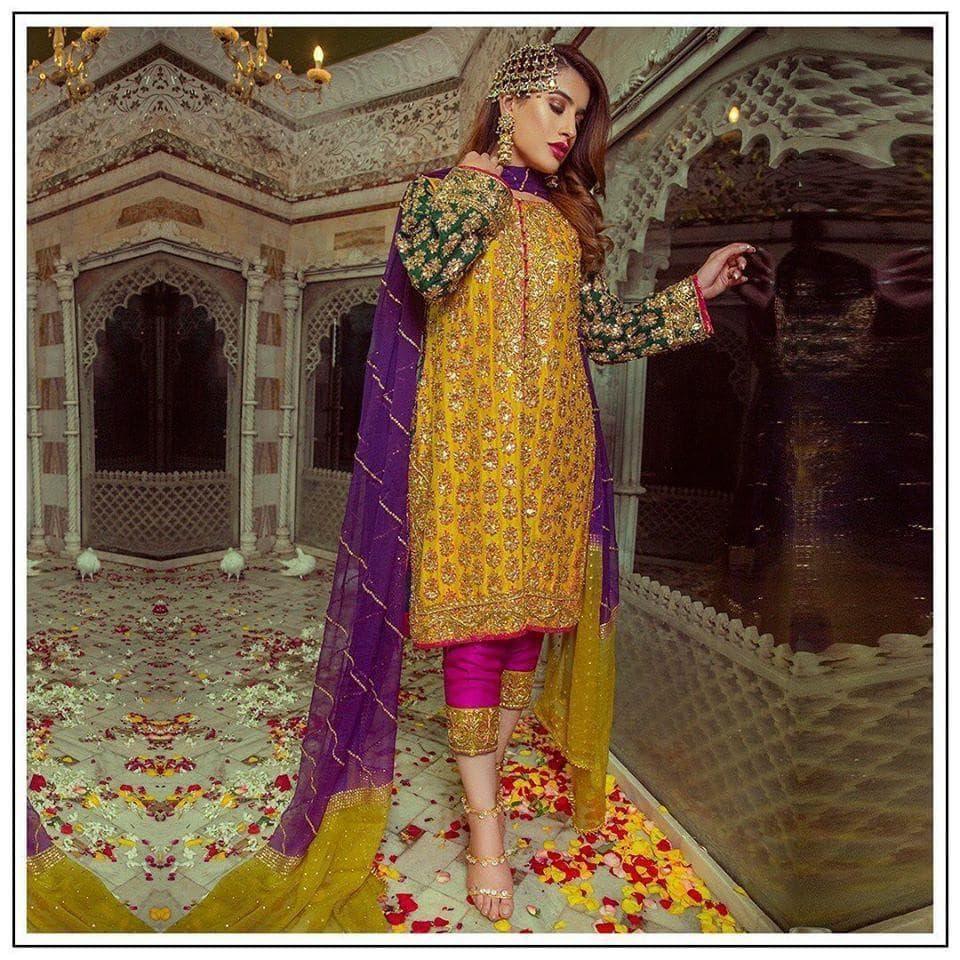 Sobia Nazir Chiffon Suit - Yumnaz