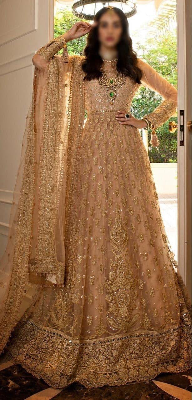 Sobia Nazir Net Bridal Suit - Yumnaz