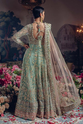 Elan Luxury Wedding Couture- Perle Delicate Heavy Embellished Ada Work - Yumnaz