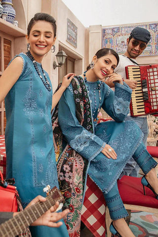 Mushq Luxury Lawn Festive 3 Pieces Unstitched MSL -14 Mia Festival De Verano Luxury Lawn Collection