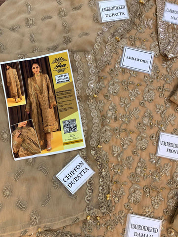 Zainab Chottani Chiffon Suit - Yumnaz