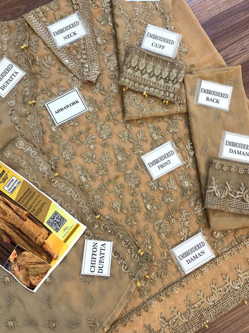 Zainab Chottani Chiffon Suit - Yumnaz