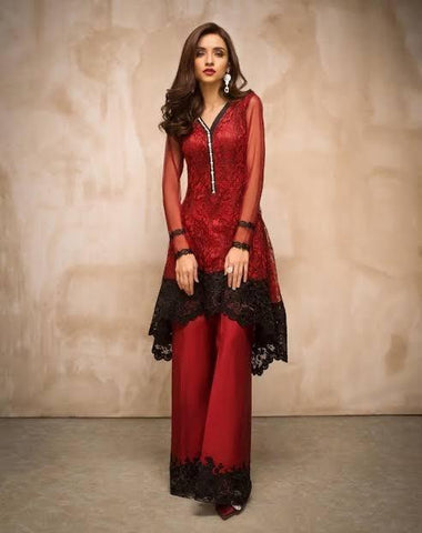 Zainab Chottani Chiffon Suit - Yumnaz