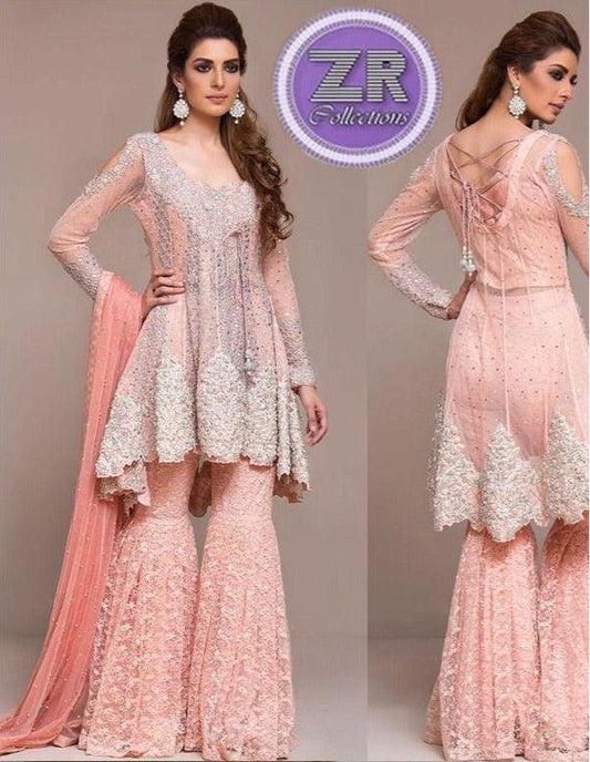 Zainab Chottani Chiffon Suit - Yumnaz