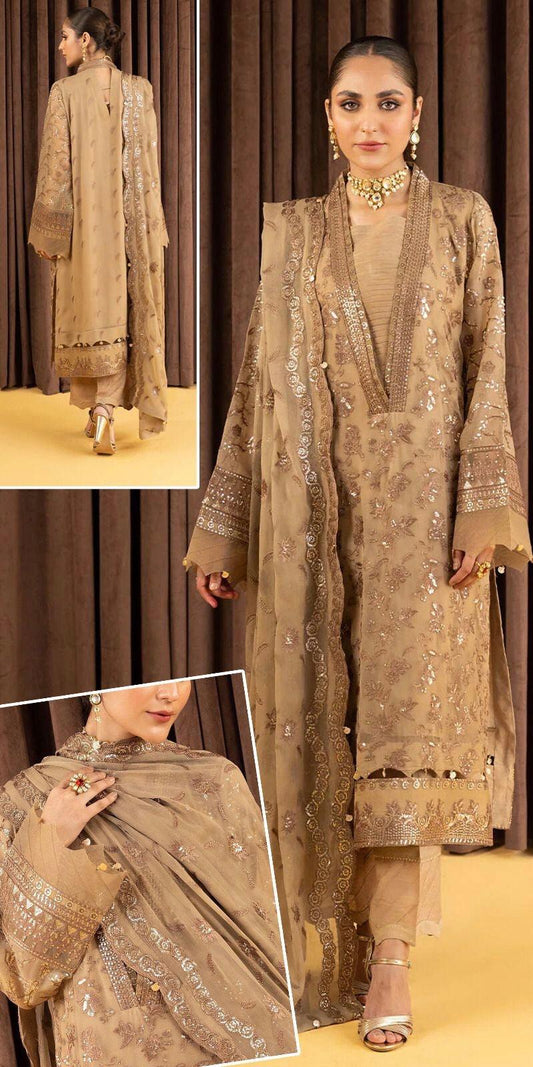 Zainab Chottani Chiffon Suit - Yumnaz