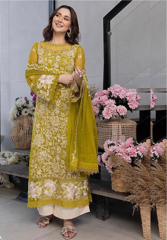Zainab Chottani Chiffon Suit - Yumnaz