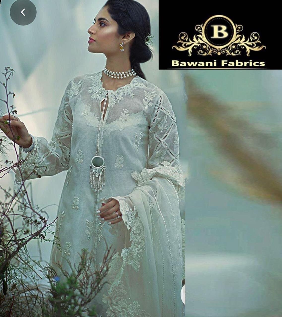 Zainab Salman Organza Suit - Yumnaz