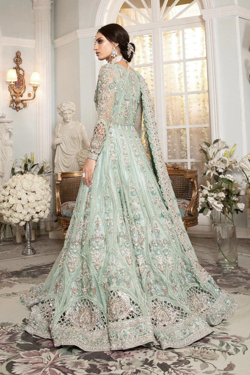 Maria.B Estelle Ex-142 Mbroidered Wedding Collection 3 Pieces Unstitched - Yumnaz