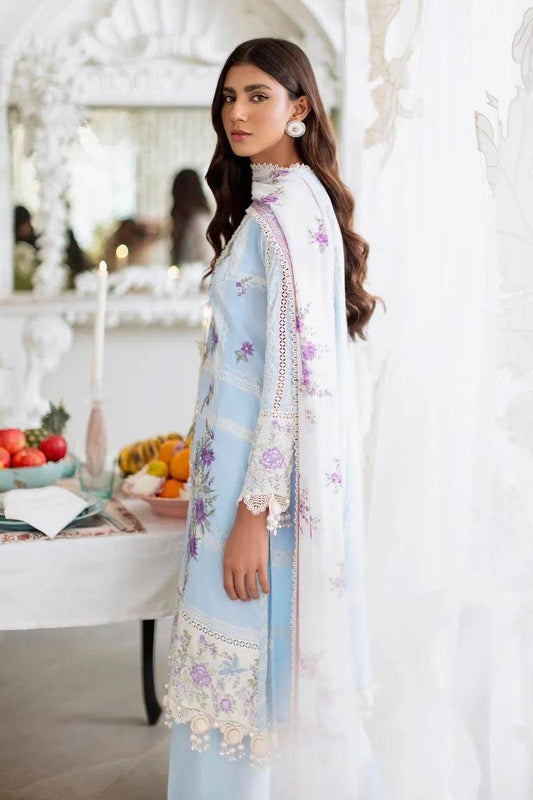 Sana Safinaz Spring Luxury Lawn Eid Collection 2023 äóñ SS 018-A 3 Pieces Unstitched - Yumnaz