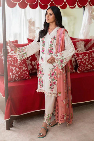 Sana Safinaz Muzlin Spring Luxury Lawn Eid Collection 2023 äóñ SS 018-B 3 Pieces Unstitched - Yumnaz