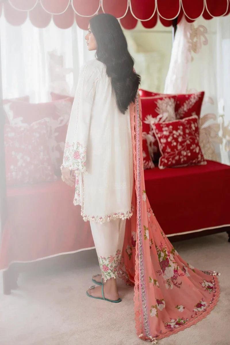 Sana Safinaz Muzlin Spring Luxury Lawn Eid Collection 2023 äóñ SS 018-B 3 Pieces Unstitched - Yumnaz