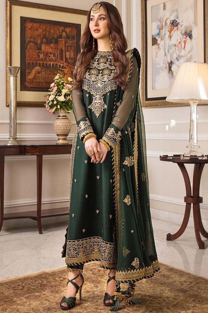 Zari Sitara By Asim Jofa Embroidered Chiffon Suits Unstitched 3 Piece Yumnaz