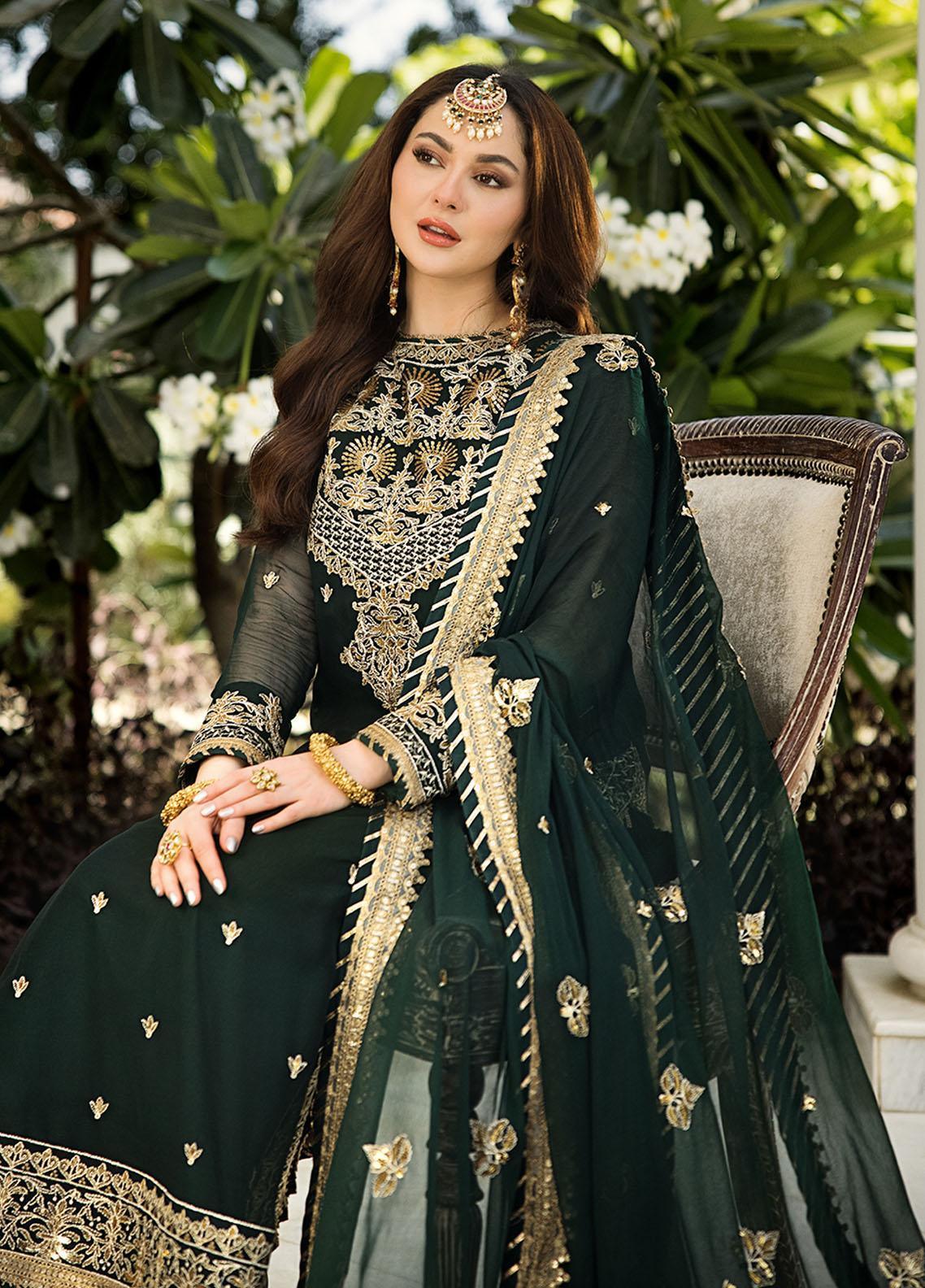 Zari Sitara By Asim Jofa Embroidered Chiffon Suits Unstitched 3 Piece AJZS-04 - Yumnaz