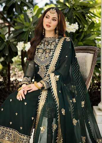 Zari Sitara By Asim Jofa Embroidered Chiffon Suits Unstitched 3 Piece AJZS-04 - Yumnaz